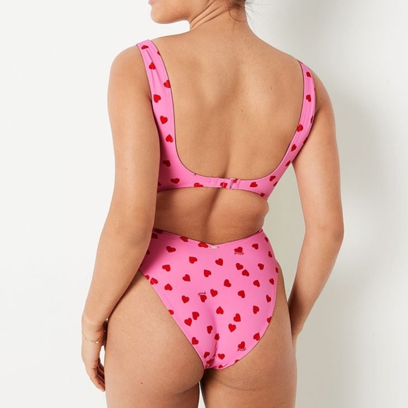 VS PINK BODY WRAP ONE PIECE SWIMSUIT XXL NWT - Picture 2 of 6